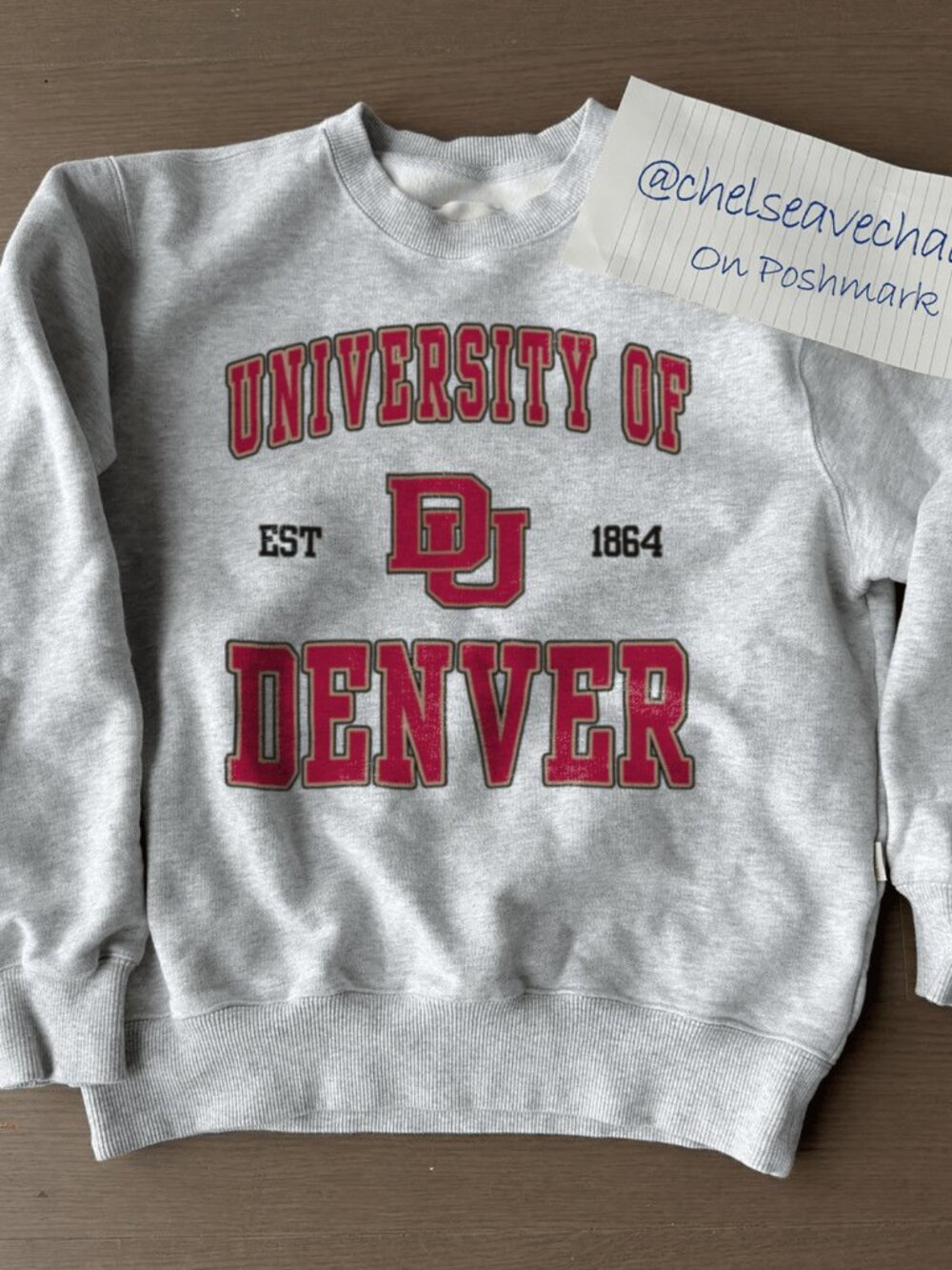 90s Vintage University of Denver Sweatshirt, Denver College Shirt For Men Women